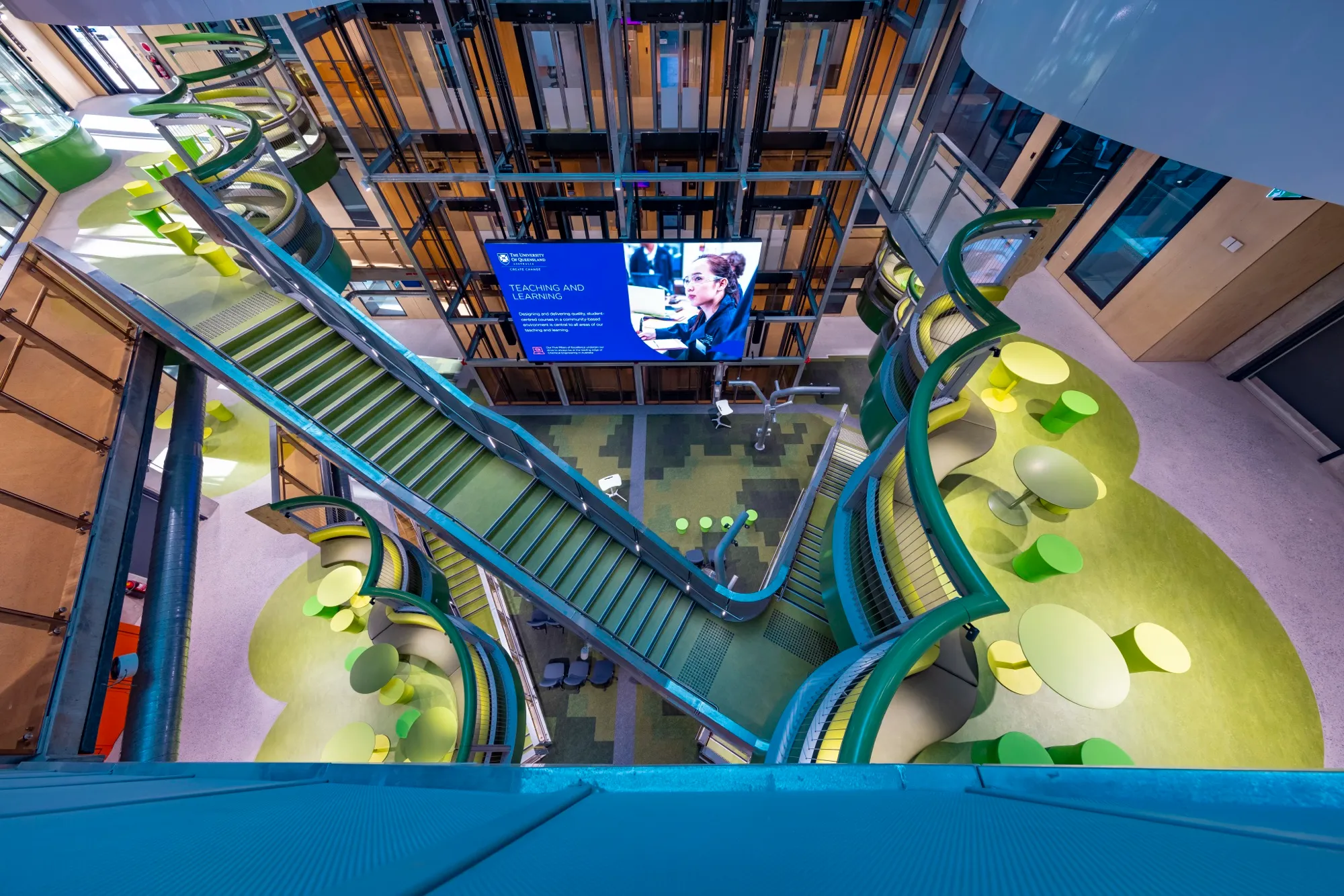 Inside the Andrew N. Liveris Building